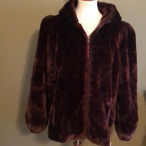 OUTERLAYERS Hooded Zip Up Coat